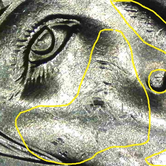 2022-P Anna May Wong Quarter:BU/LUSTER/TONING/DIE CHIPS (not defects) !  25-0091 - Picture 4 of 8